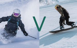 Skiing v snowboarding